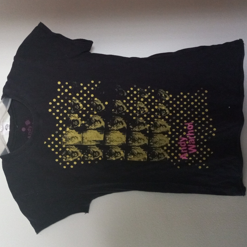Andy Warhol tee, featuring Marilyn Monroe print Medium